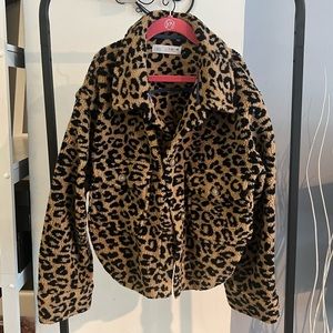 Zara Girls Animal Print Jacket